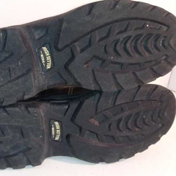 Red Wing IRISH SETTER Style 83608 Ely Men's Sz 9D 6-inch Leather Safety Toe Boot - Picture 12 of 16